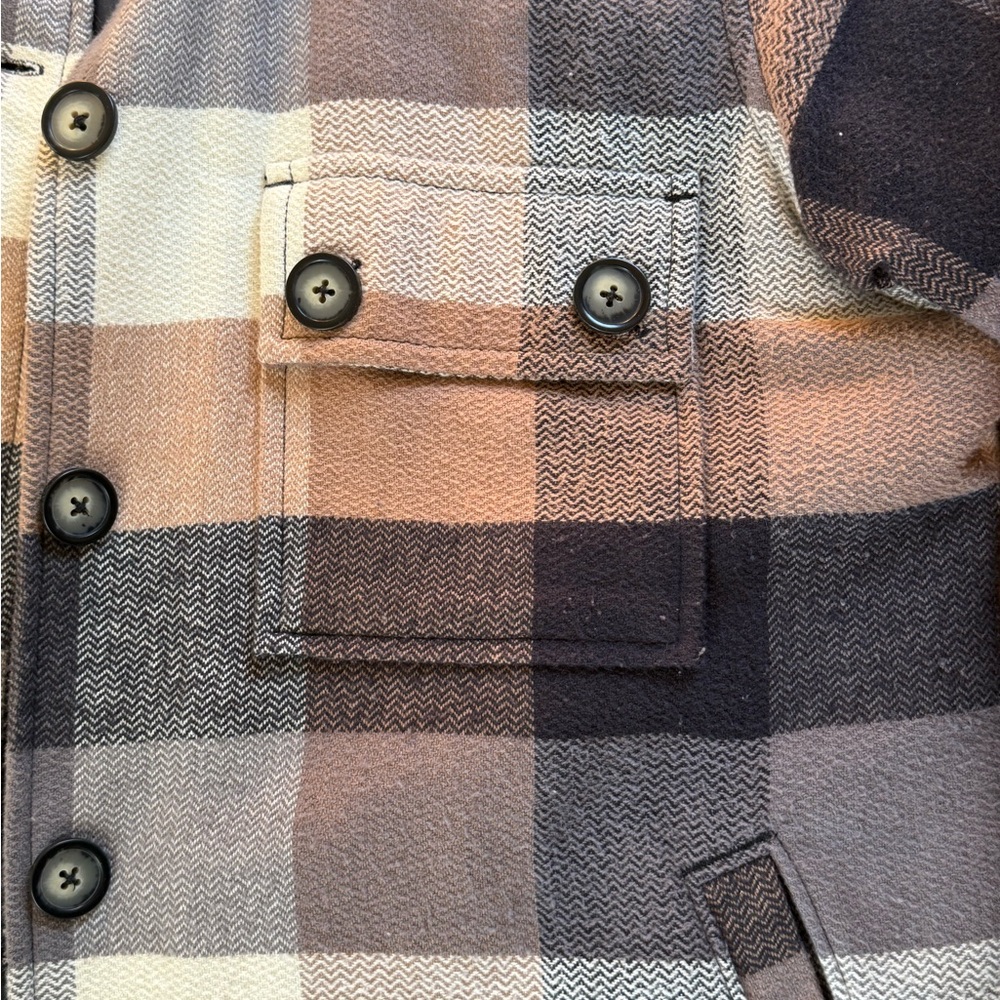 Plaid Button-Up Jacket - Picture 4 of 7